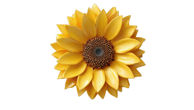 Close-up, detailed sunflower - Powered by Adobe