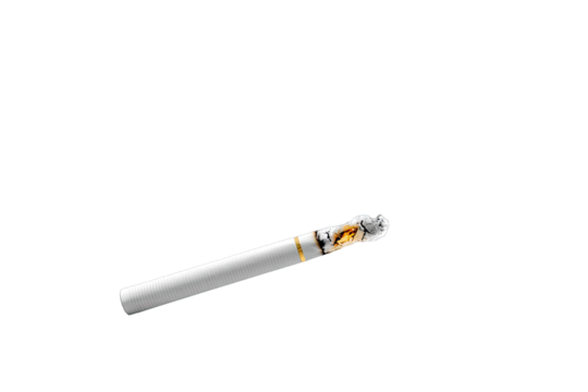A single cigarette, angled