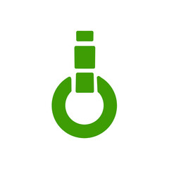 「黄色いつり革アイコン / Yellow Hand Strap Icon」	