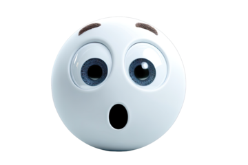 3D surprised emoticon (2)