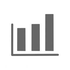 「成長・統計・棒グラフのピクトグラム / Growth, Statistics, and Bar Graph Pictogram」	