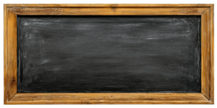 Aged wooden-framed chalkboard (1) - Powered by Adobe