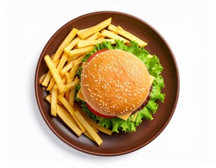 classic American cheeseburger