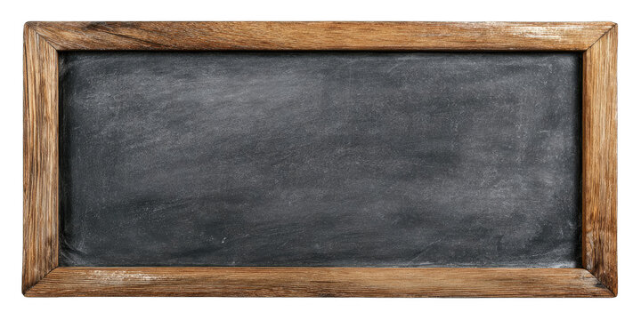 Aged wooden framed chalkboard
