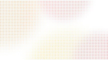 Abstract futuristic red and orange dotted texture pattern element