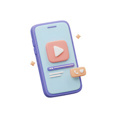 Watching Video on Mobile Phone Device with Social Media Elements