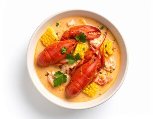 spicy lobster seafood chowder