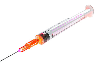 Fototapeta premium 3D Syringe in profile