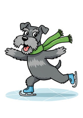 Funny Cartoon Dogs Collection | Vector-Style PNGs on White Background