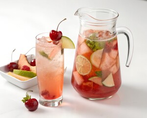 Cranberry Pitcher drink

