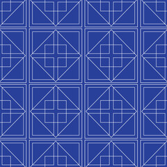 vector two-color seamless geometric pattern