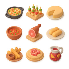 Spanish Tapas Assortment A Culinary Delight.