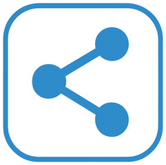 Connectivity icon vector art | network, communication, sharing, technology symbol