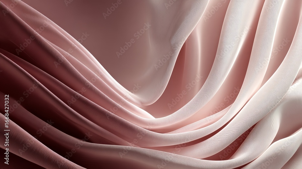 Aufkleber soft white background with subtle light pink gradient transitioning from medium to dark shades, eleg