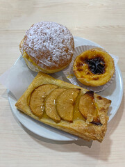 Assortment of Portuguese pastries