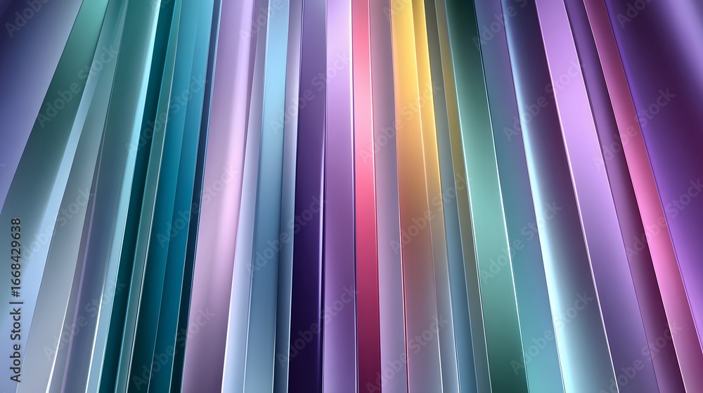 Poster abstract gradient lines forming colorful vertical stripes with soft light and dynamic texture