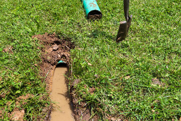 A Cracked Underground Water Pipe
