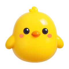 PNG Cute yellow cartoon chick
