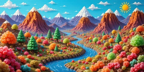  A Nostalgic and Delicious Trip Back to the 80s! Explore a Retro World Made Entirely of Gummy Candies A Gamer s Delight