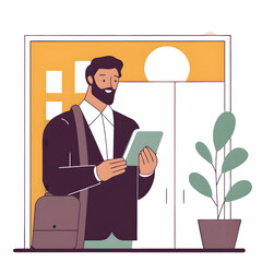 businessman with a briefcase