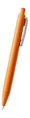 Erasable pen with retractable mechanism and orange ink