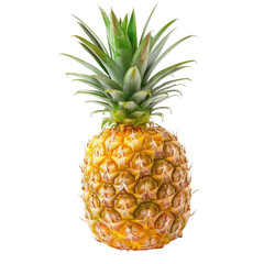 Fototapeta premium Fresh pineapple, vibrant yellow and green