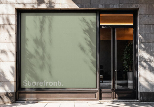 Square Storefront Mockup