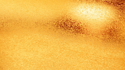 Obraz premium Golden plaster wall texture with subtle cracks and rough surface, elegant abstract background for luxury, festive, and decorative design.