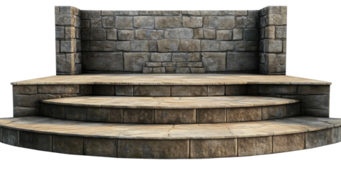 Stone Stage with Steps