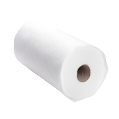 Fototapeta premium White paper towel roll on black background