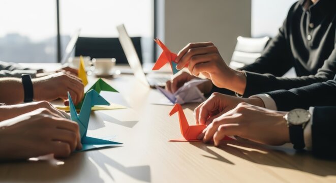 Origami Break: Creative Team Building in the Office