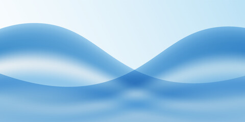 Fototapeta premium Abstract blue background wave with gradation. modern concept. vector illustration
