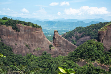 At a certain scenic spot on Danxia Mountain