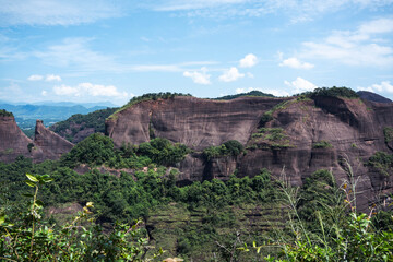 At a certain scenic spot on Danxia Mountain