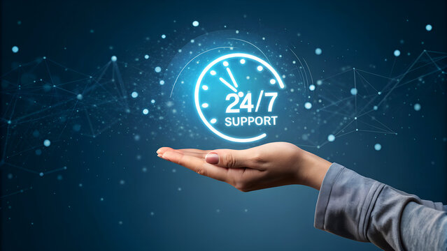 Experience round the clock support with intuitive assistance always available to help your business thrive and stay competitive in today's fast-paced world