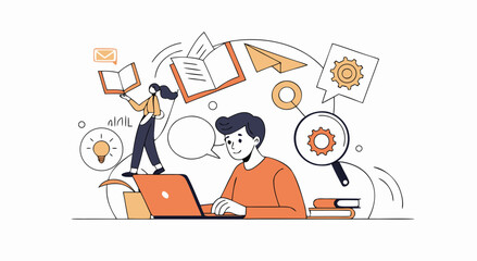 People looking for information and new knowledge on the web
