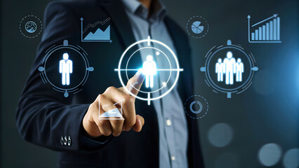 Reach your target audience with this modern business concept highlighting growth, strategy, and team building, ideal for corporate communications