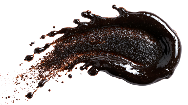 Dark liquid splash abstract background
