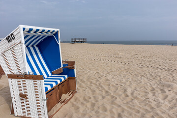 Quiet North Sea beach