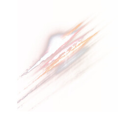 Dynamic Light Streak and Lens Flare. PNG