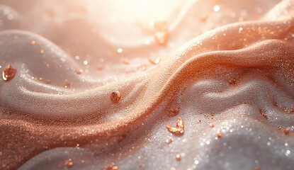 Obraz premium Luxury Marble Texture with Gold Veins 