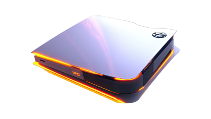 Sleek, futuristic computer case