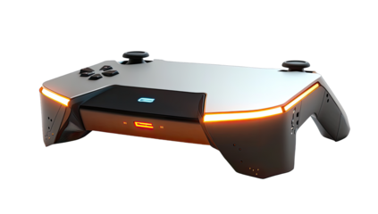Modern gaming controller, sleek design