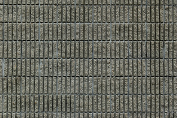 Close-Up Gray Cobblestone Grid Pattern for Design