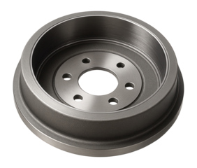 Brake drum with machined surface