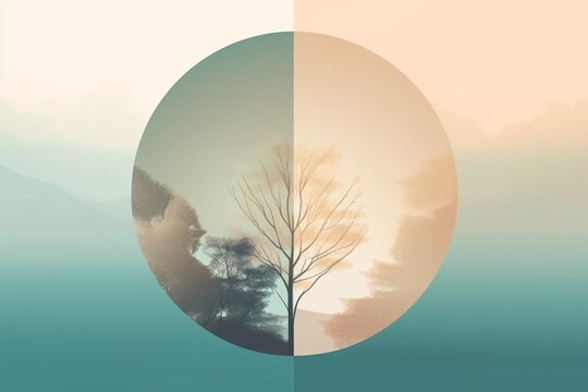 sun and earth