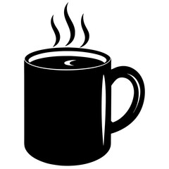 black cup of coffee