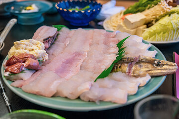 【#淡路島】ハモのしゃぶしゃぶ