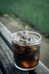 夏空とアイスコーヒー