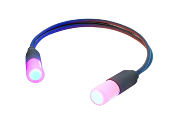 A futuristic LED headband